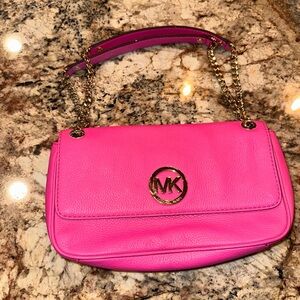 Michael Kors Leather Pink Crossbody